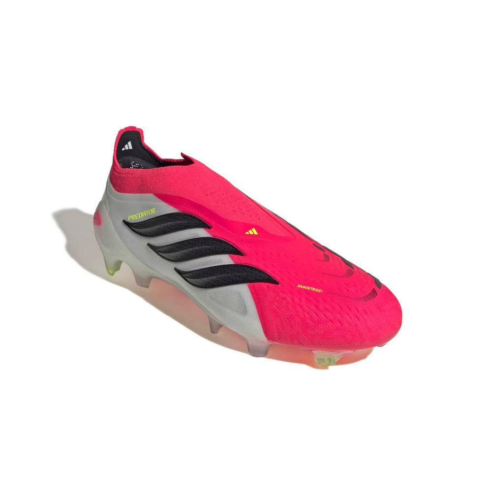 メンズ adidas Predator Elite サッカースパイク レースレス レッド