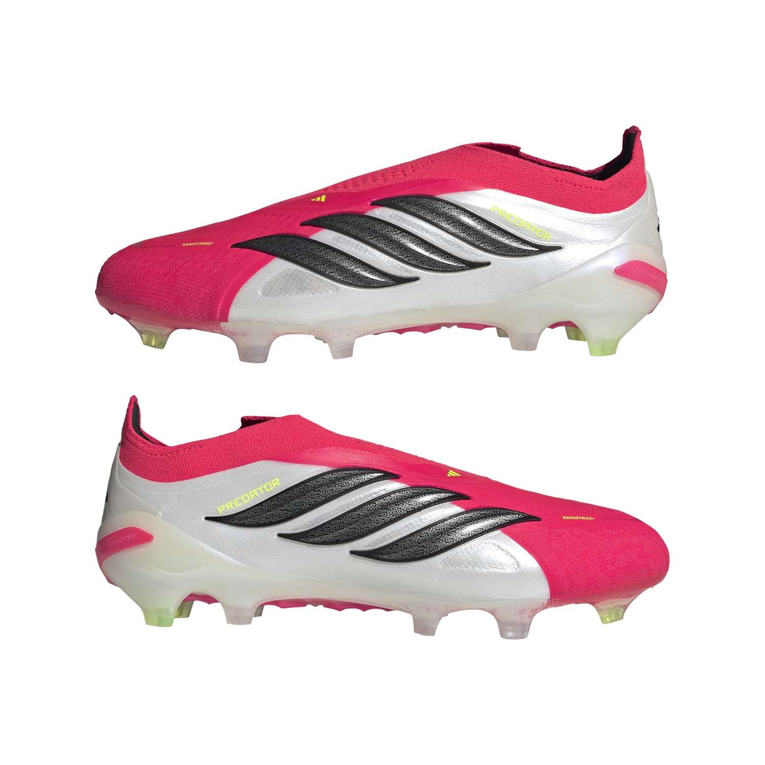 メンズ adidas Predator Elite サッカースパイク レースレス レッド