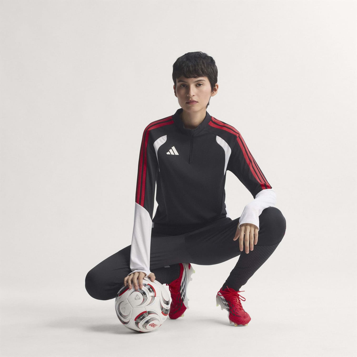 メンズ adidas Predator Elite サッカースパイク レッド – レアル