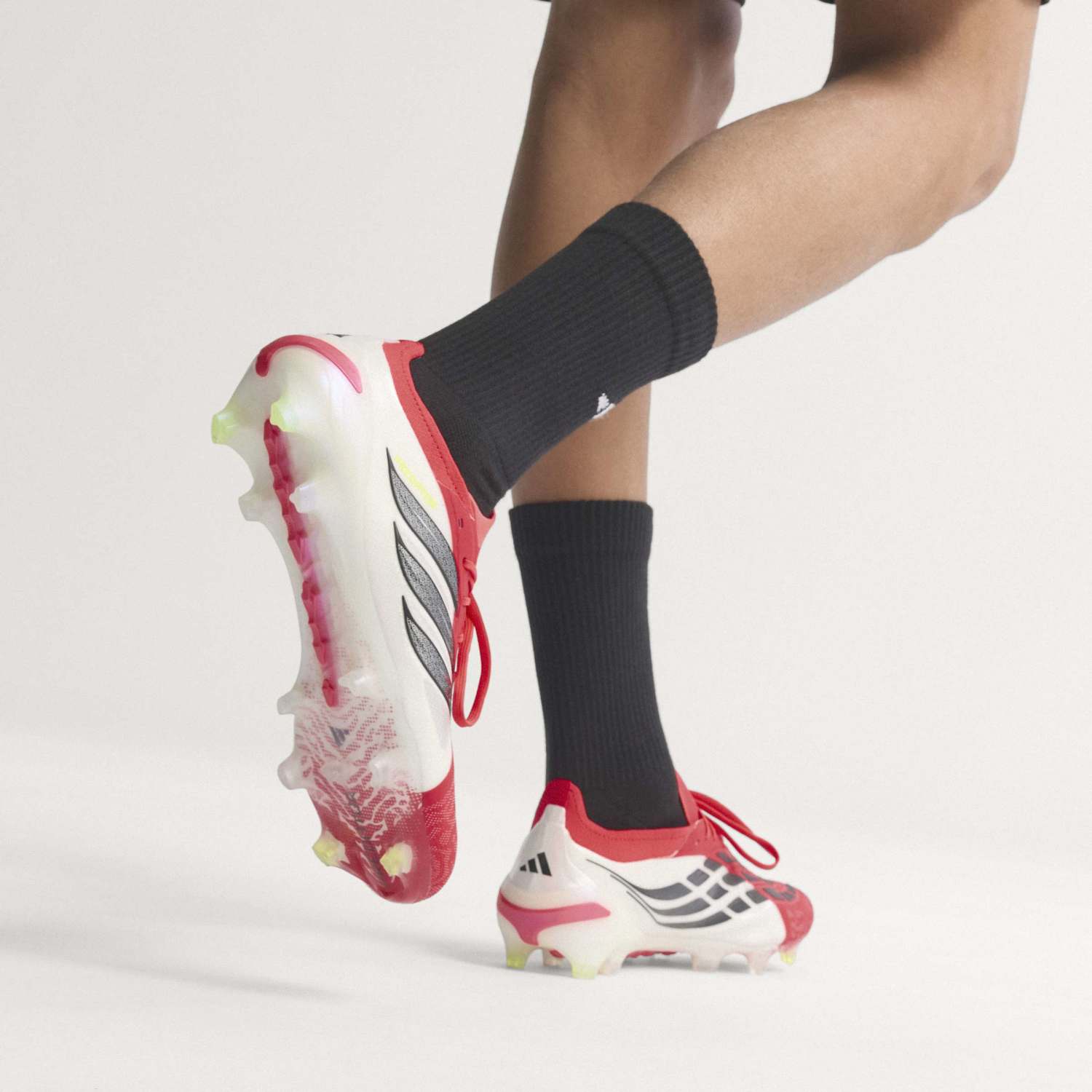 メンズ adidas Predator Elite サッカースパイク レッド – レアル