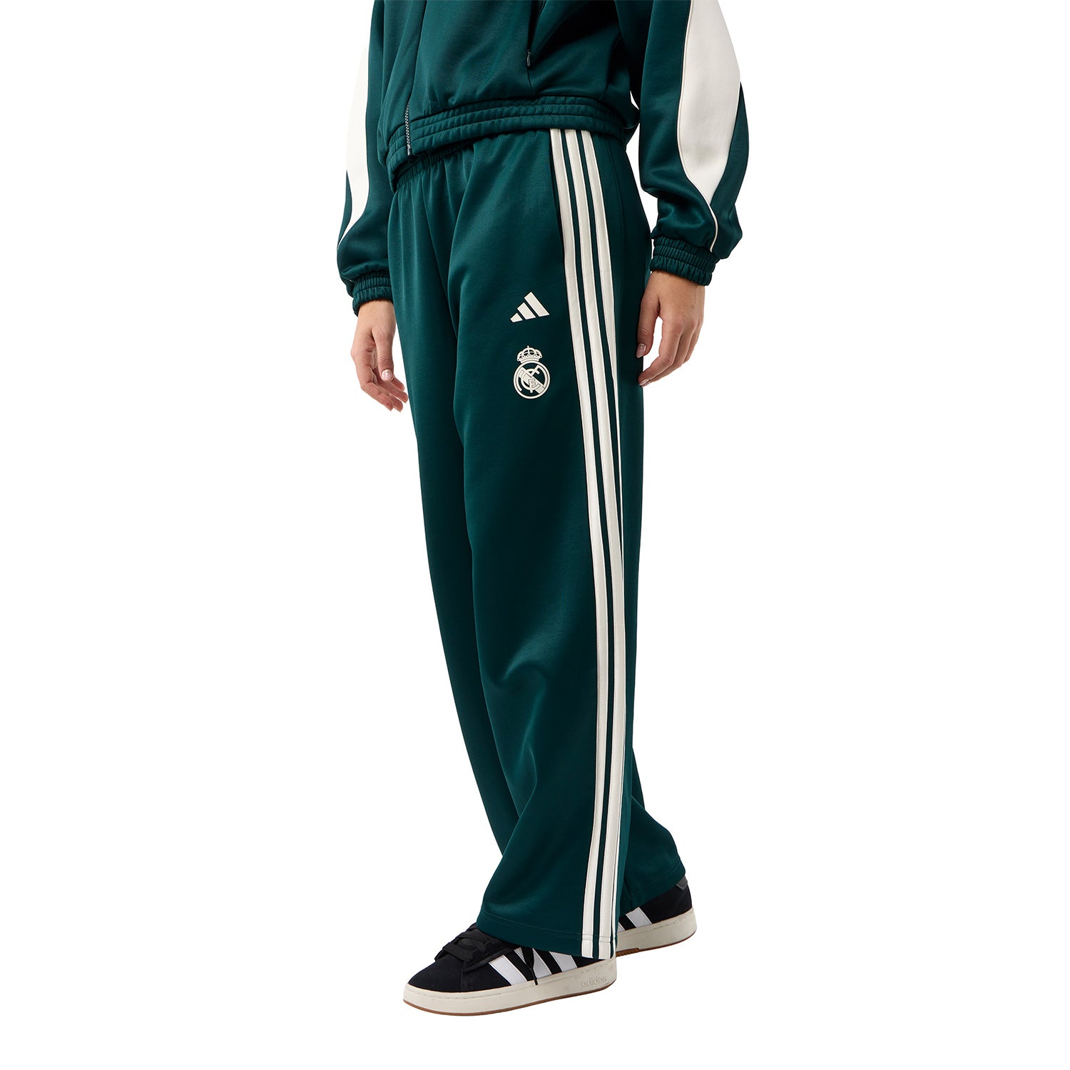 ウィメンズ adidas Stadium トラックパンツ グリーン – レアル