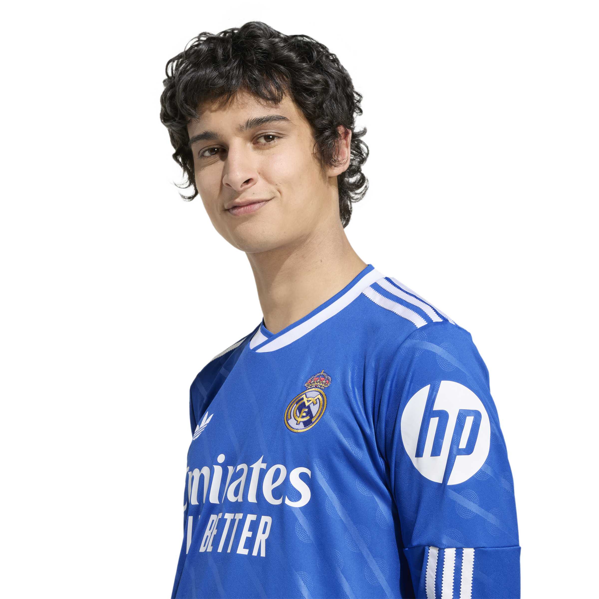 メンズ サードユニフォーム 長袖 ユニフォーム 25/26 ブルー – レアル