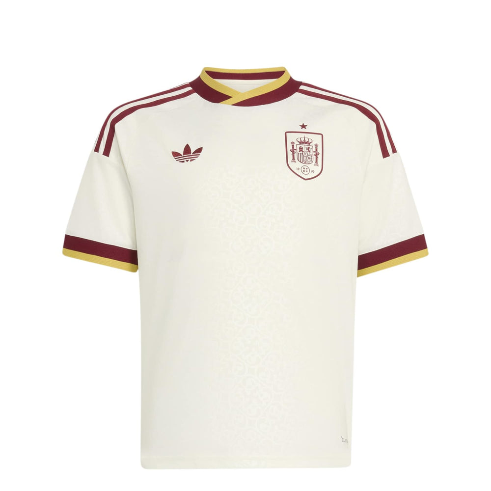 Spain Kids Away Jersey World Cup 2026 White