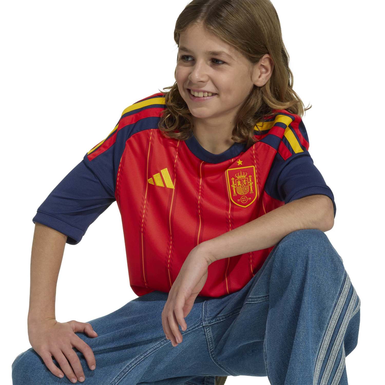 Camiseta España Niño Primera Equipación Mundial 2026 Roja
