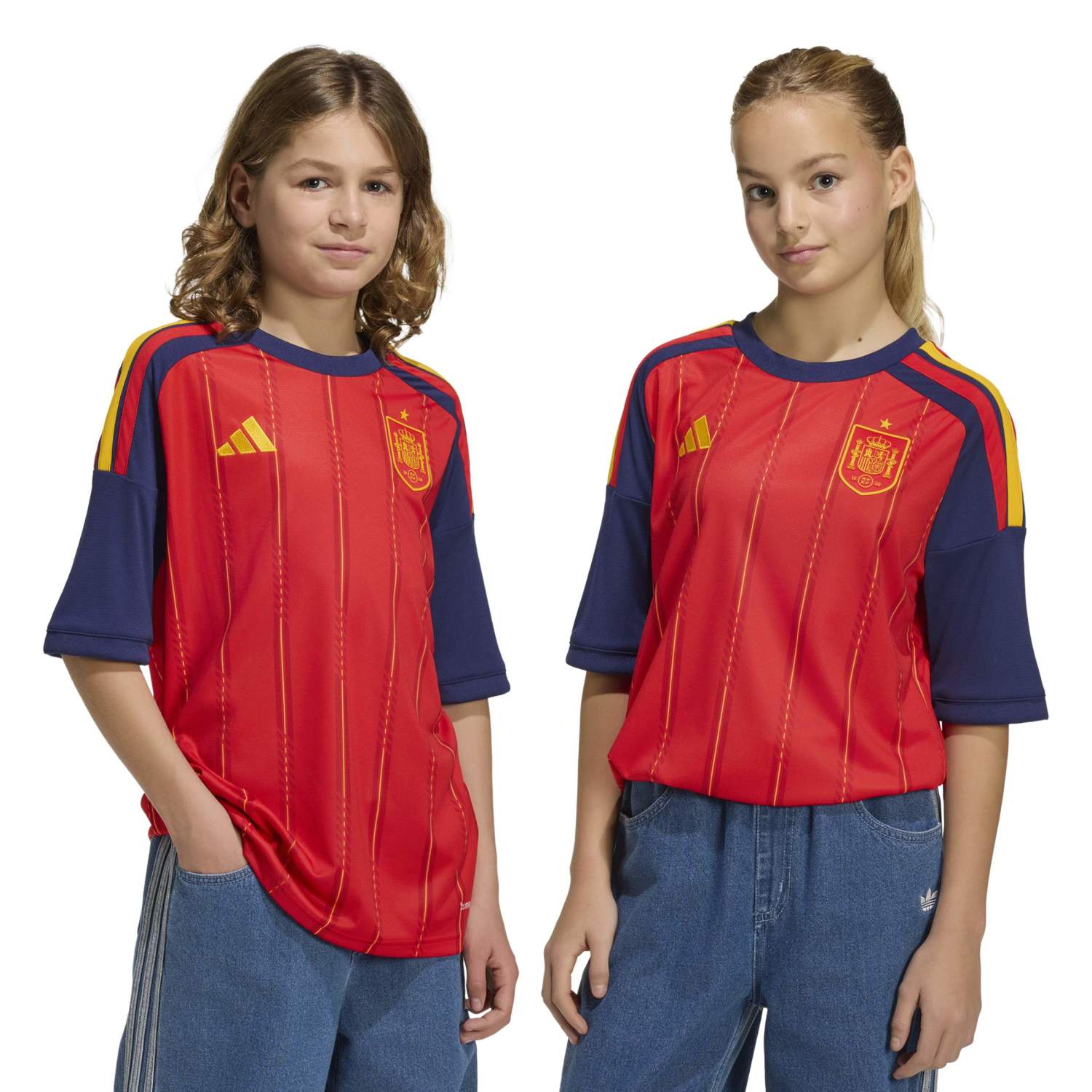 Camiseta España Niño Primera Equipación Mundial 2026 Roja