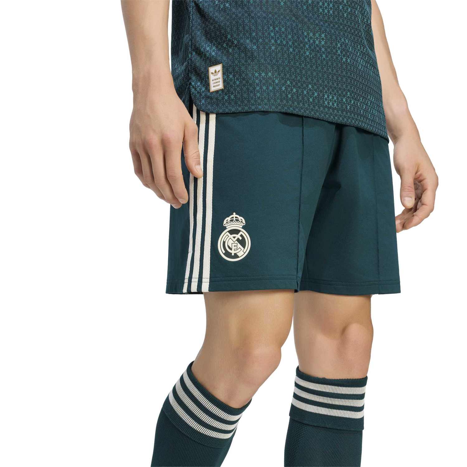 Mens Away Authentic Shorts Green 26/27