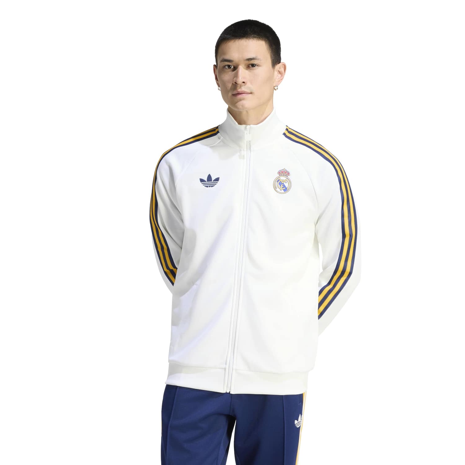 メンズ トラックジャケット adidas Originals 25/26 ホワイト – レアル