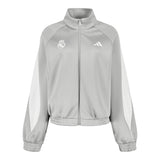 女款 adidas Stadium 运动外套 灰色
