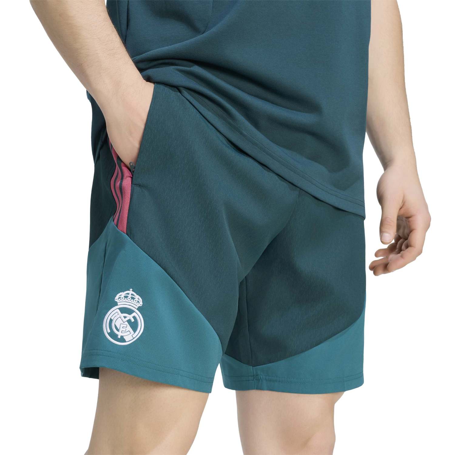 Mens adidas Training Downtime Shorts 26/27 Green
