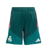 儿童 adidas 训练短裤 26/27 绿色