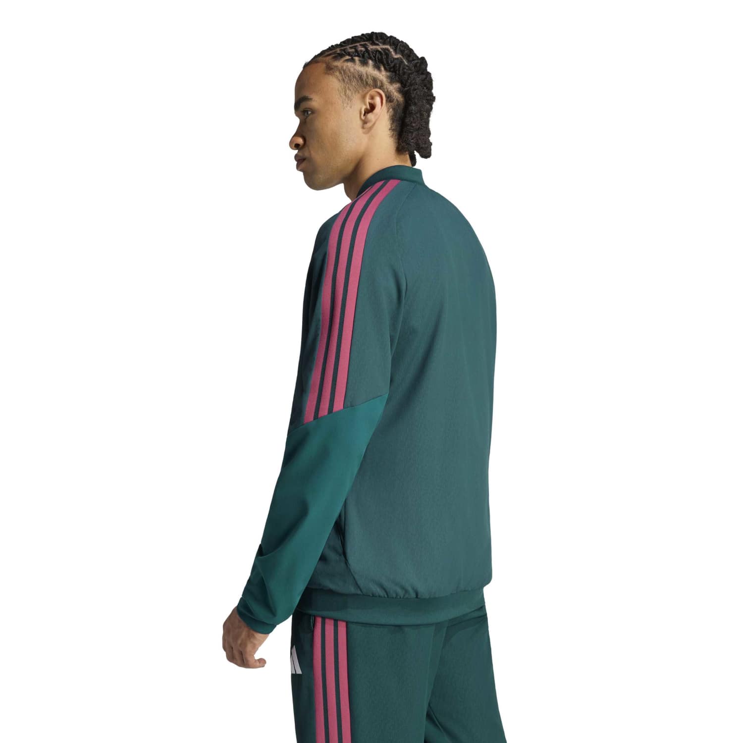 男款 adidas 运动套装训练夹克 26/27 绿色