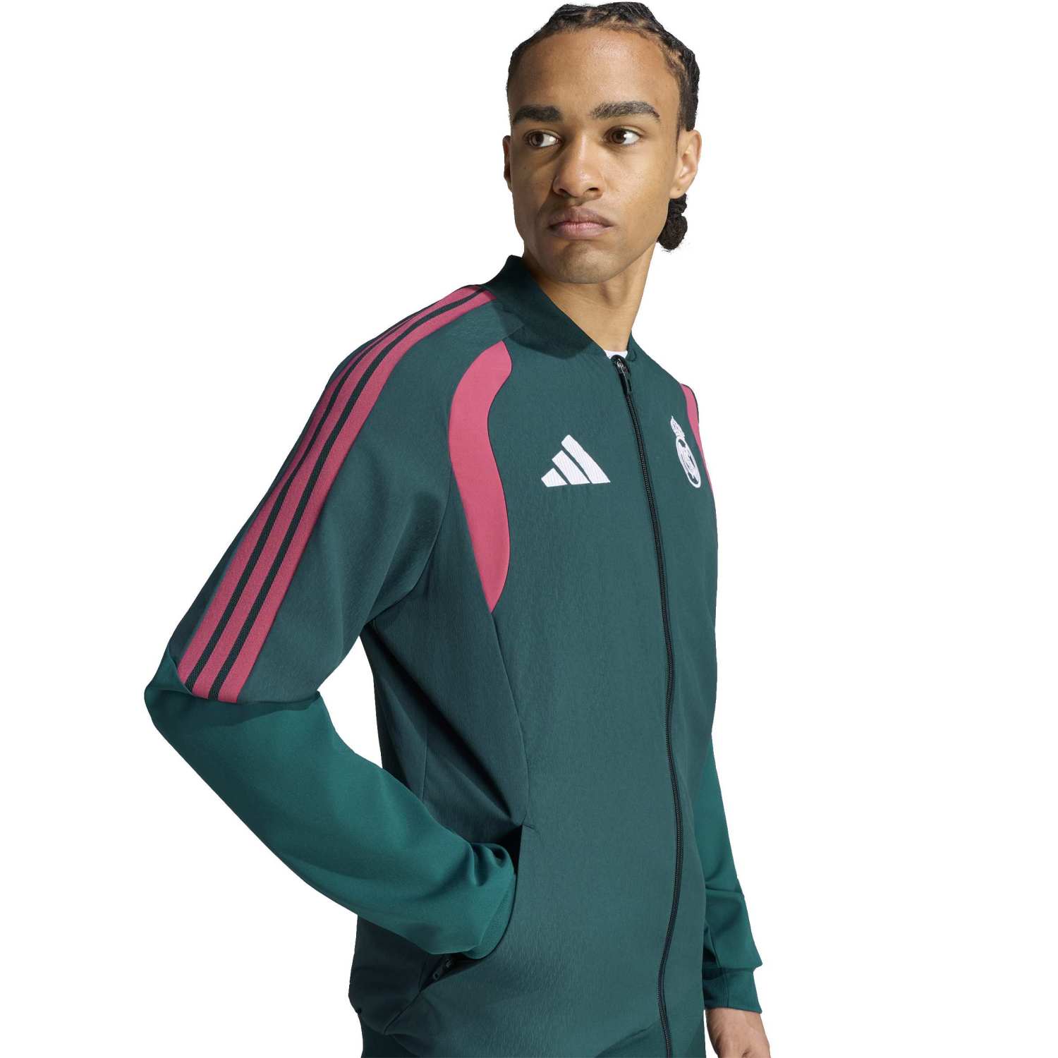 男款 adidas 运动套装训练夹克 26/27 绿色