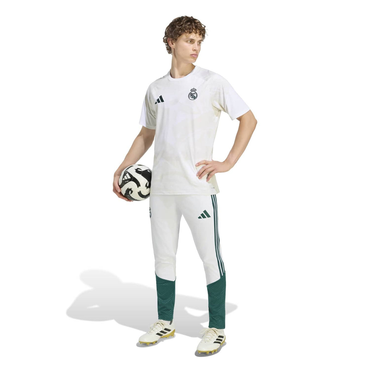 Camiseta Calentamiento Hombre adidas x FARM Rio 26/27 Blanca