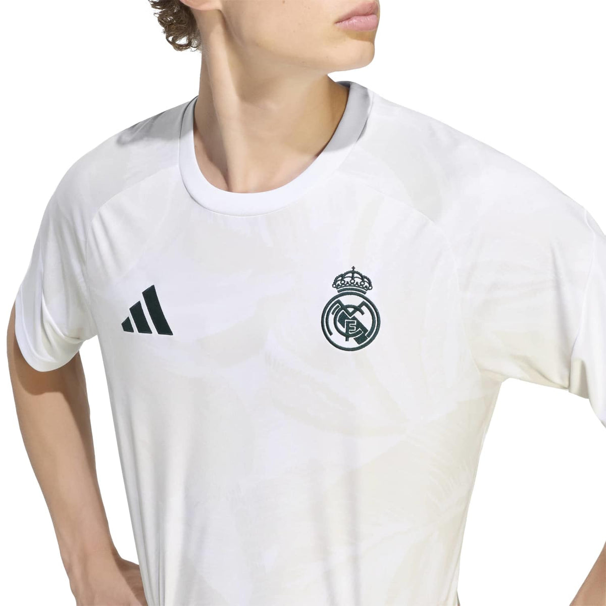 Camiseta Calentamiento Hombre adidas x FARM Rio 26/27 Blanca