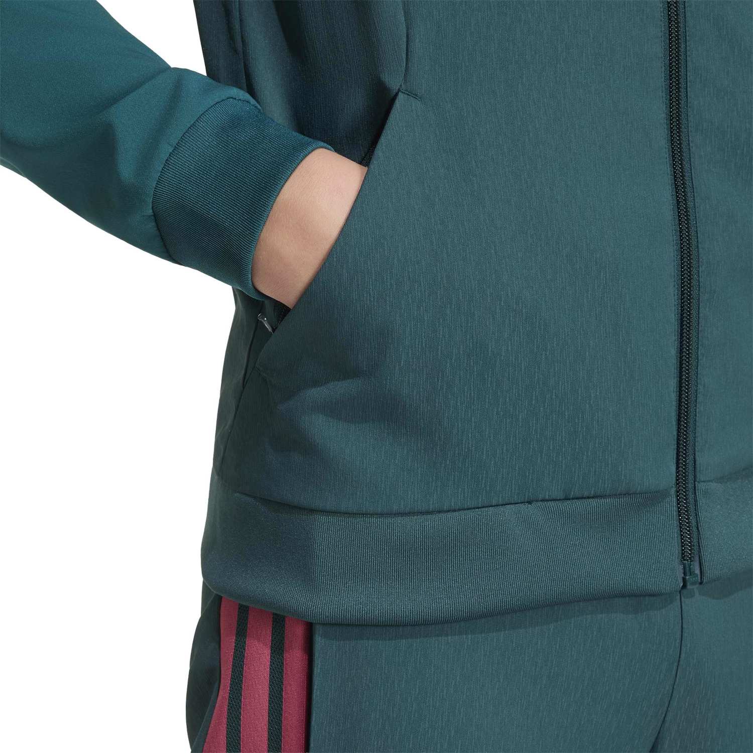 Youth adidas Training Tracksuit Jacket 26/27 Green