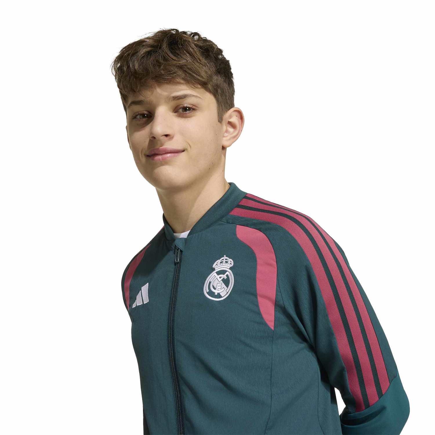 Youth adidas Training Tracksuit Jacket 26/27 Green
