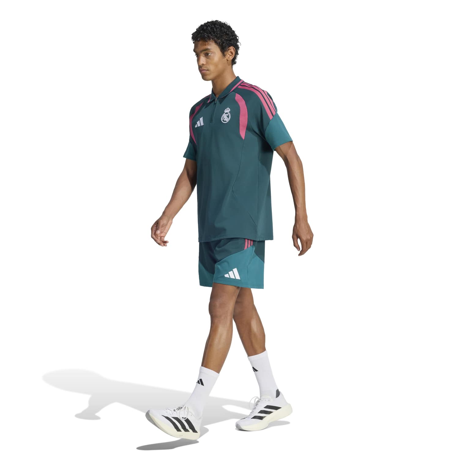 メンズ adidas トレーニング ポロシャツ 26/27 グリーン – レアル