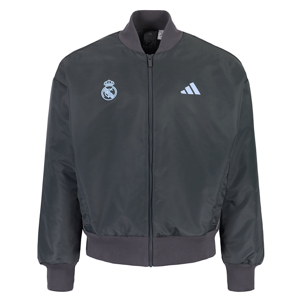 Chaqueta Bomber Hombre adidas Stadium Gris