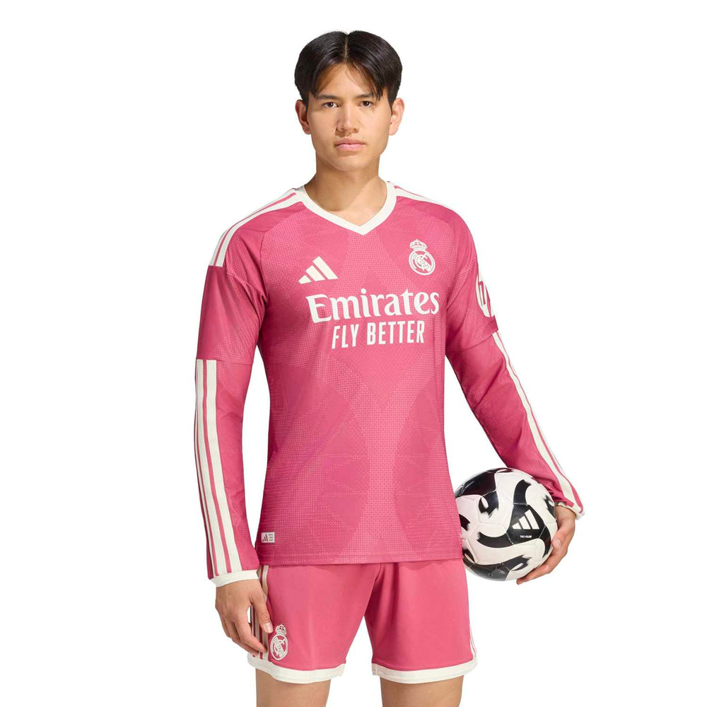 Camisola Terceiro Equipamento Authentic Masculino Manga Comprida Rosa 26/27