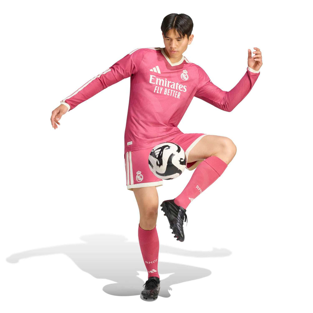 Camisola Terceiro Equipamento Authentic Masculino Manga Comprida Rosa 26/27