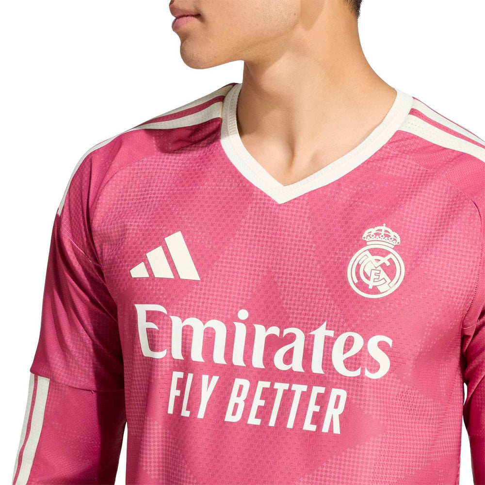 Camisola Terceiro Equipamento Authentic Masculino Manga Comprida Rosa 26/27