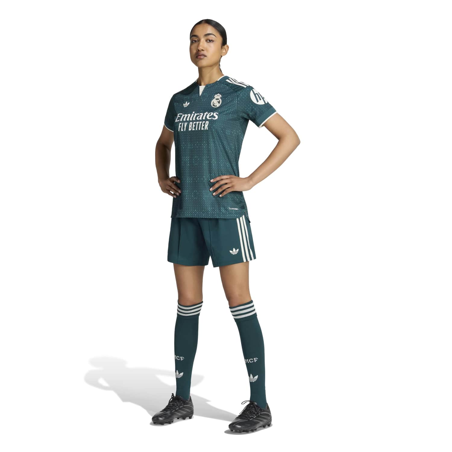 Womens Away Authentic Jersey Green 26/27