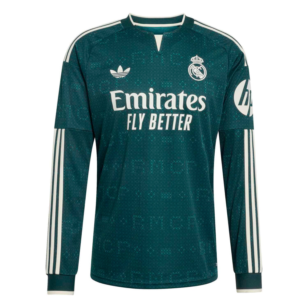 Mens Away Jersey Long Sleeve Green 26/27