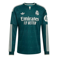 Mens Away Jersey Long Sleeve Green 26/27