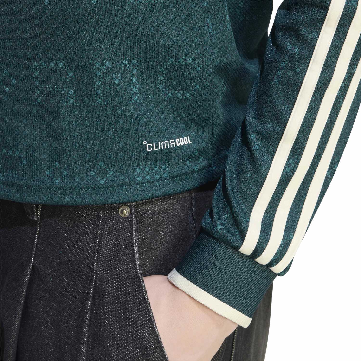 Mens Away Jersey Long Sleeve Green 26/27