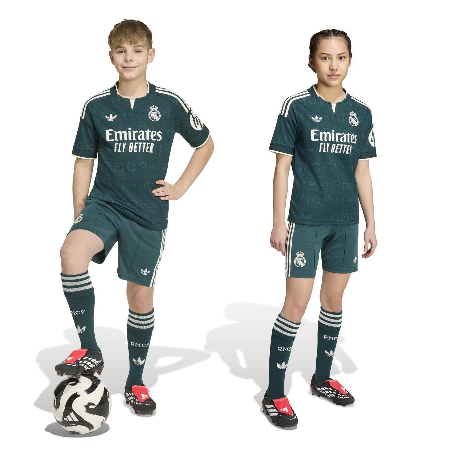 Kids Away Kit Green 26/27