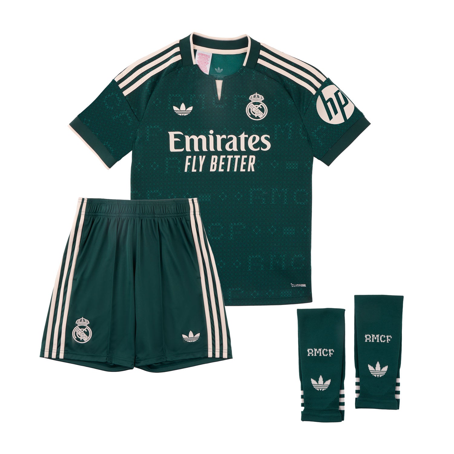 Kids Away Kit Green 26/27