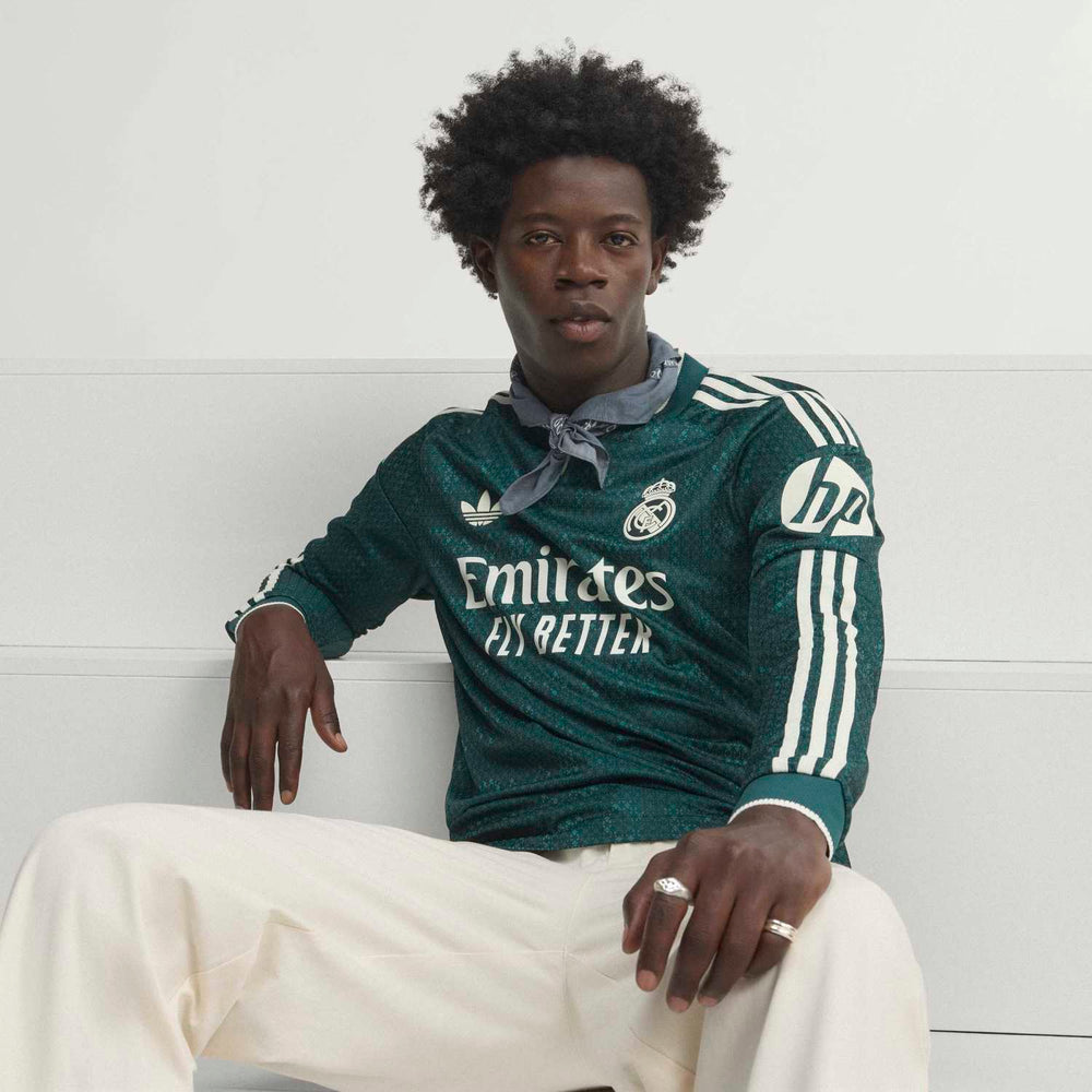 Camisola Away Authentic Masculino Manga Comprida Verde 26/27