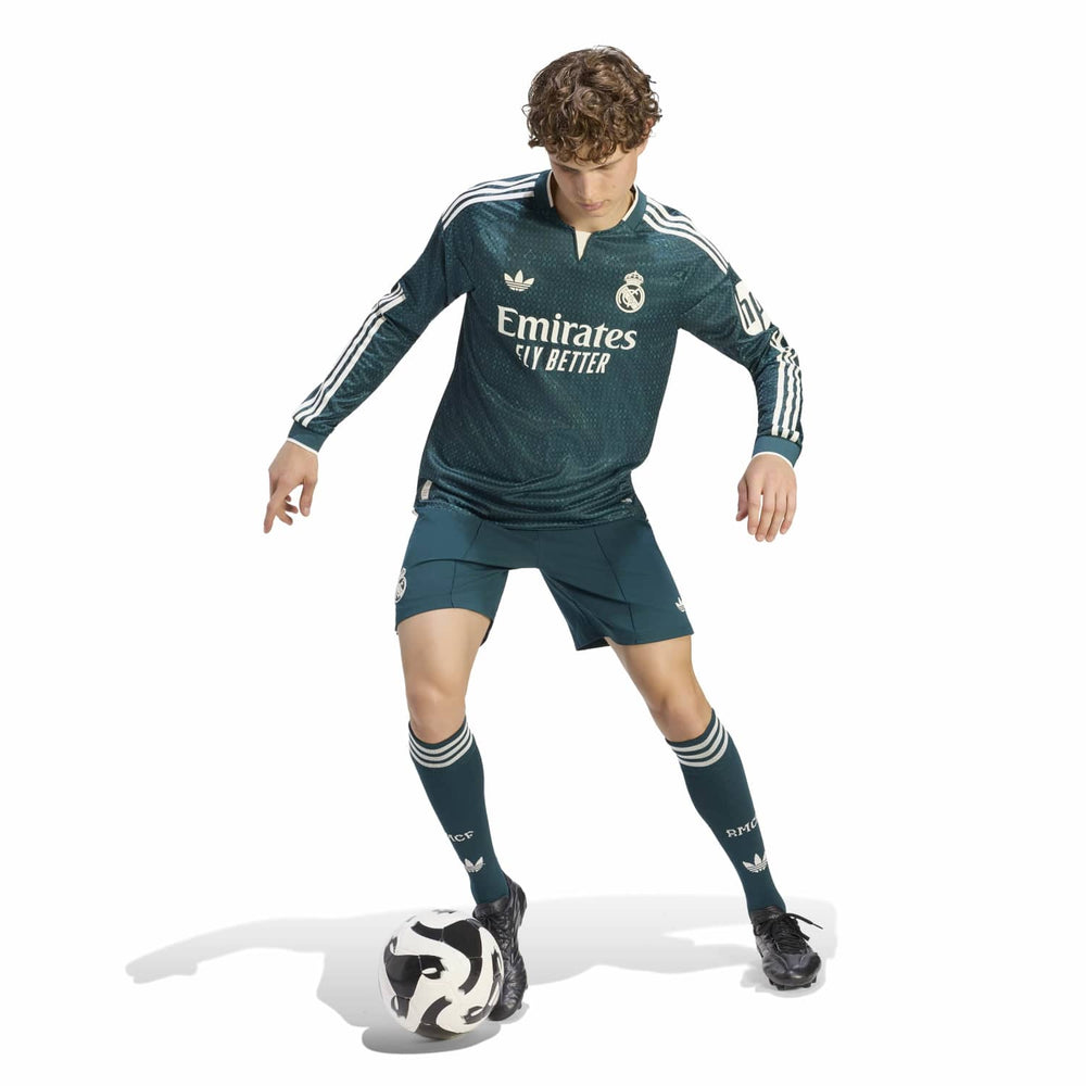 Camisola Away Authentic Masculino Manga Comprida Verde 26/27