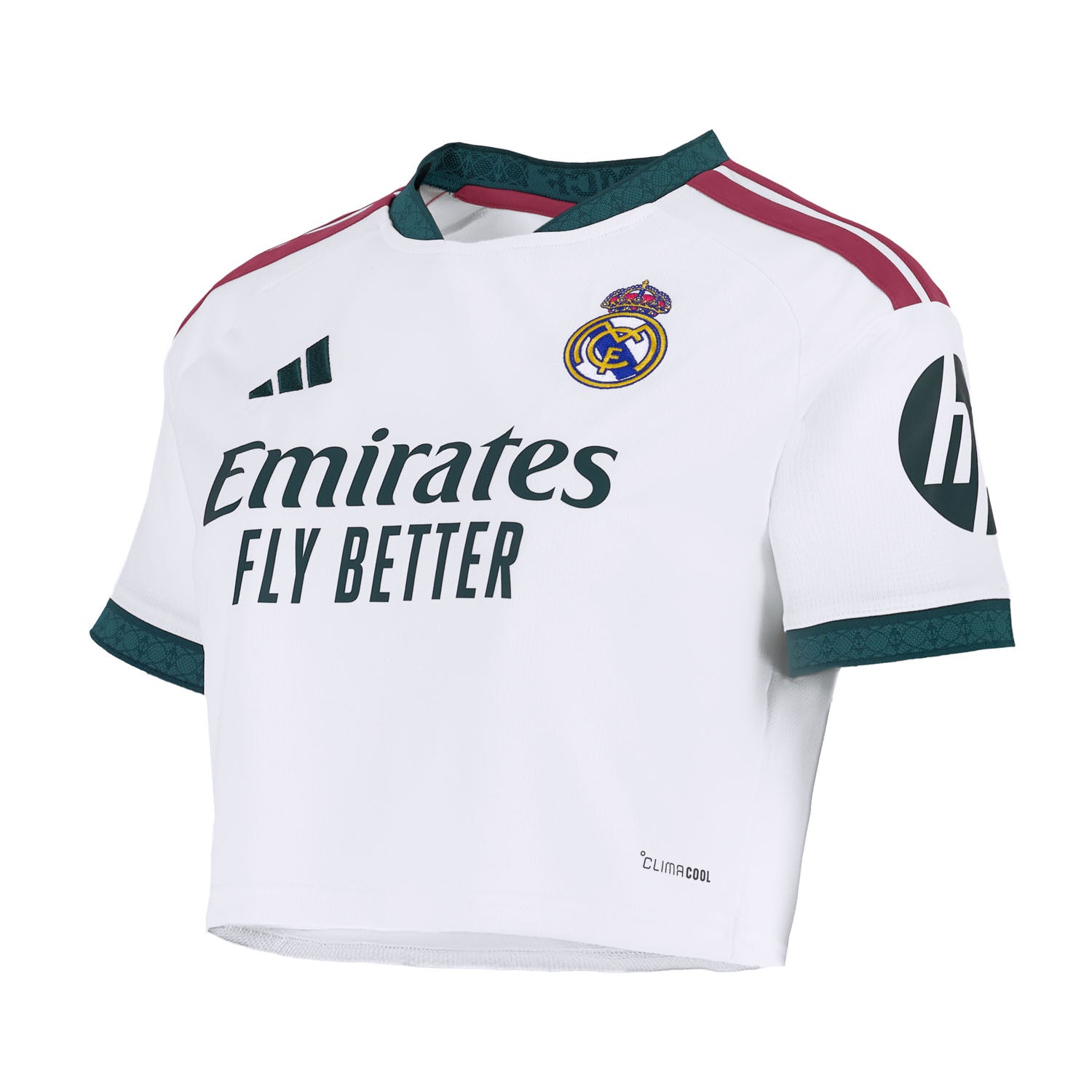 レディース クロップド ホームユニフォーム 26/27 ホワイト – レアル