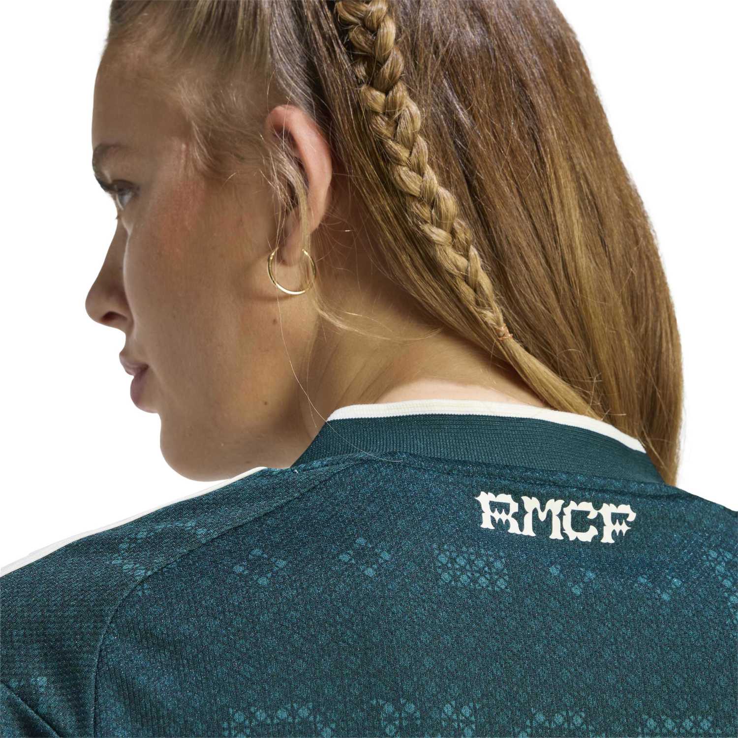 Womens Away Cropped Jersey Green 26/27