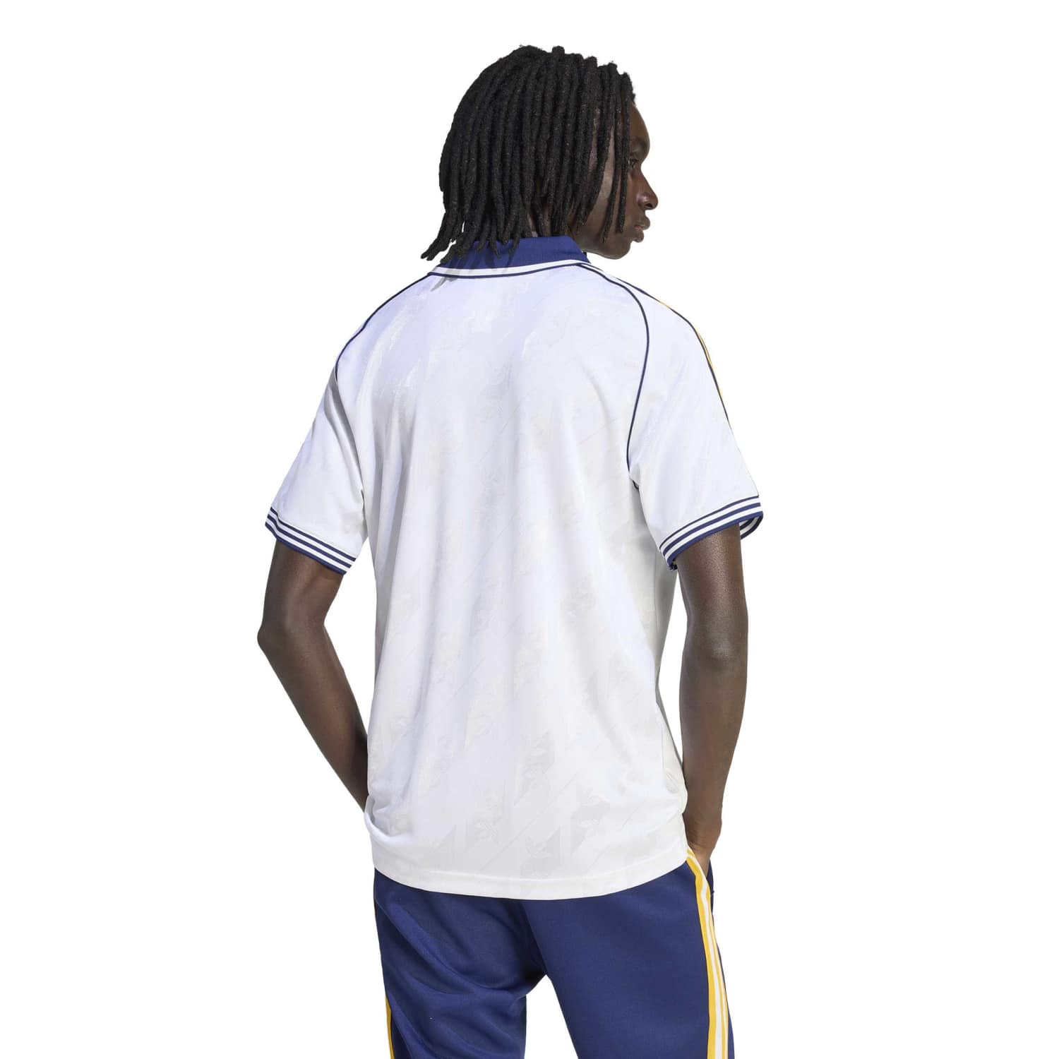 Camiseta Cuello Hombre adidas Originals 25/26 Blanca