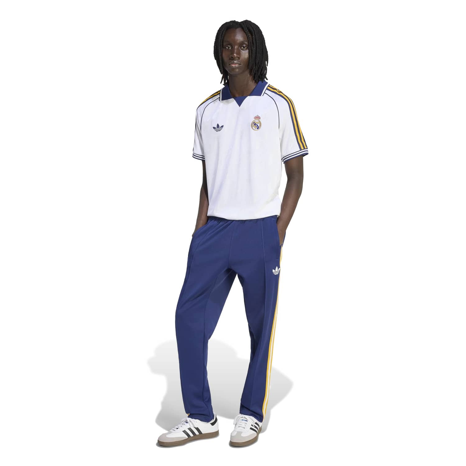 メンズ 襟付きTシャツ adidas Originals 25/26 ホワイト – レアル