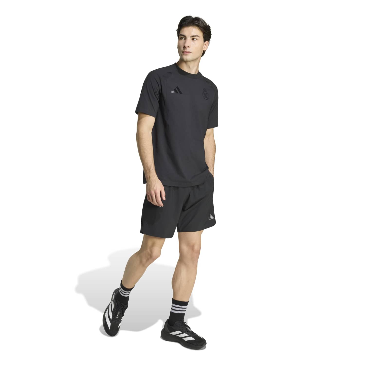Mens adidas Tiro Travel 25/26 Black Shorts