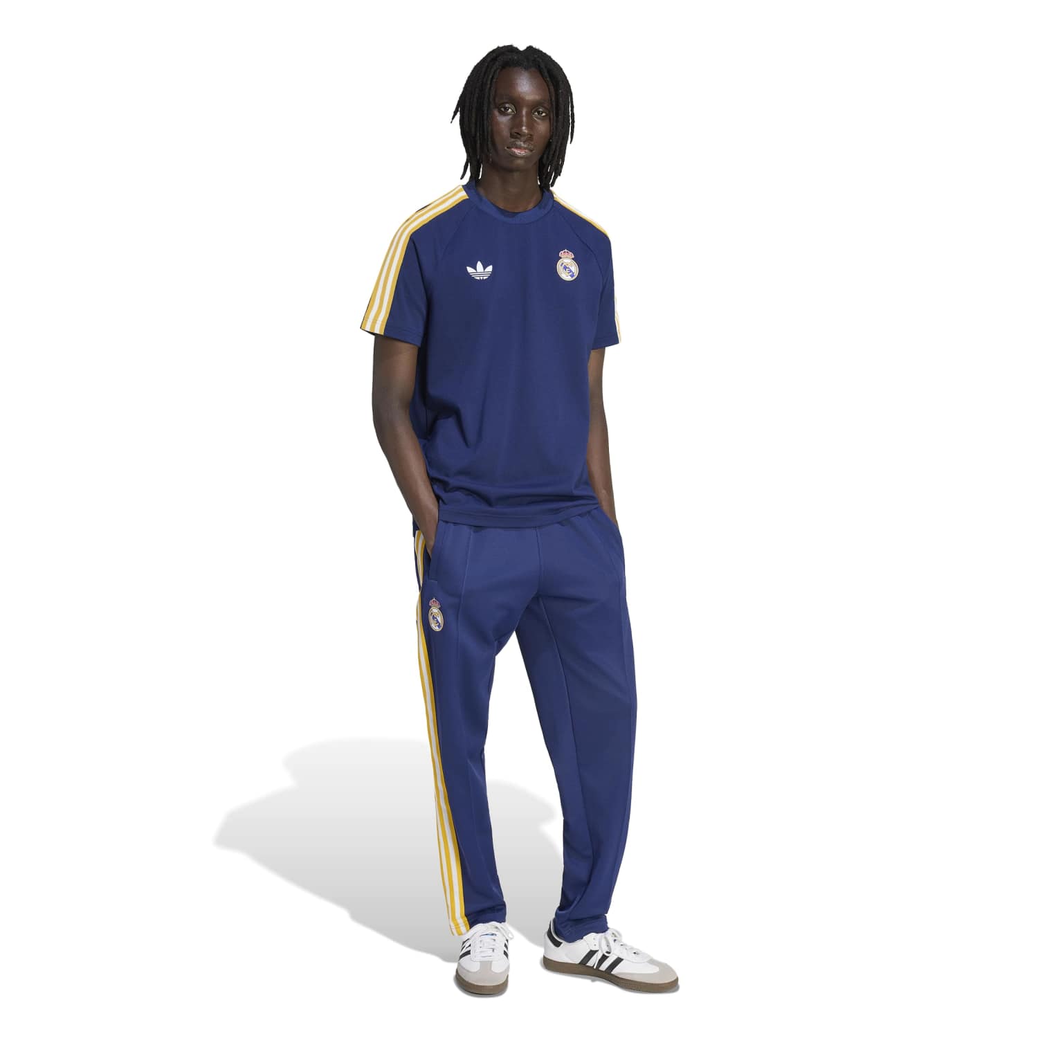 メンズTシャツ adidas Originals 25/26 ネイビーブルー – レアル