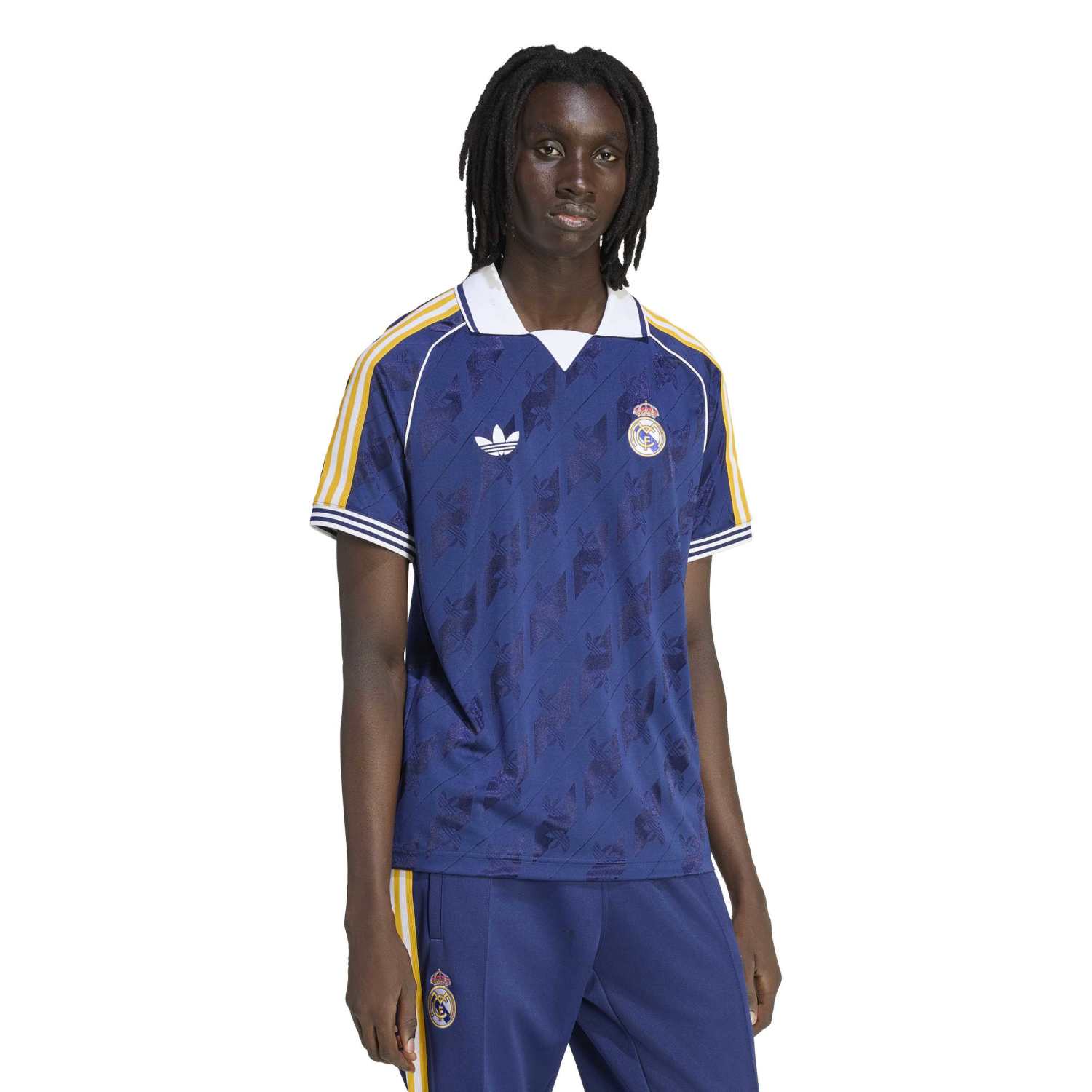 メンズシャツ adidas Originals 25/26 ネイビーブルー – レアル