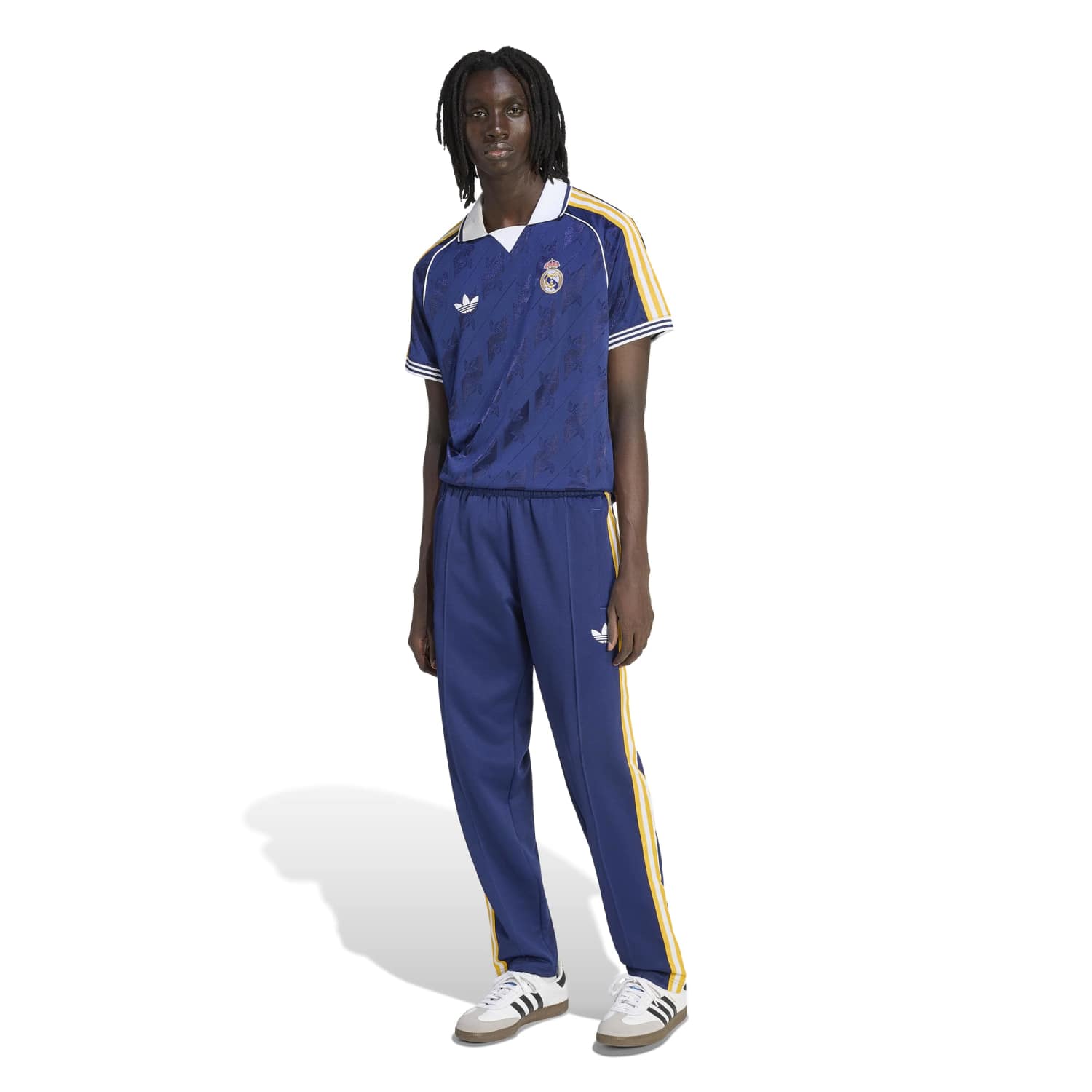 メンズシャツ adidas Originals 25/26 ネイビーブルー – レアル