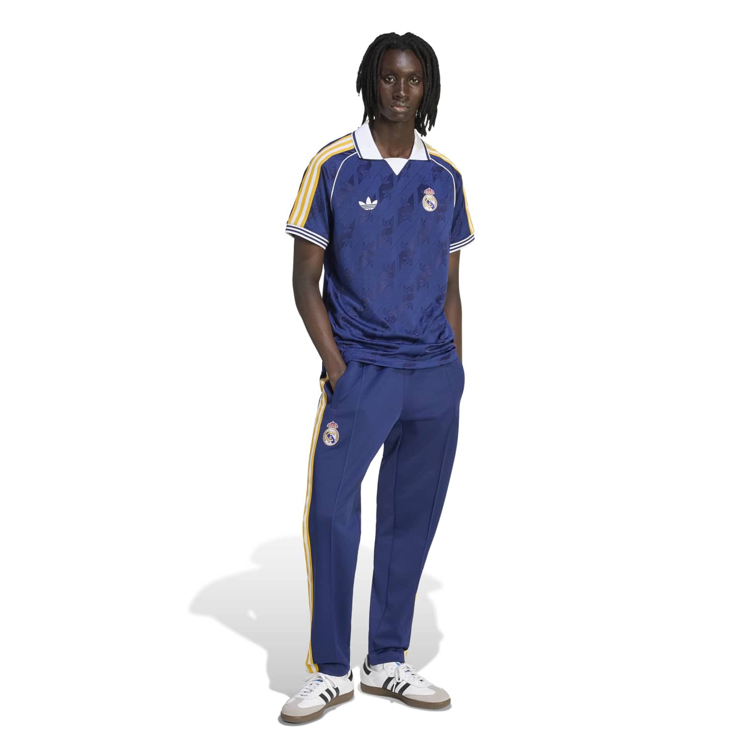 メンズシャツ adidas Originals 25/26 ネイビーブルー – レアル