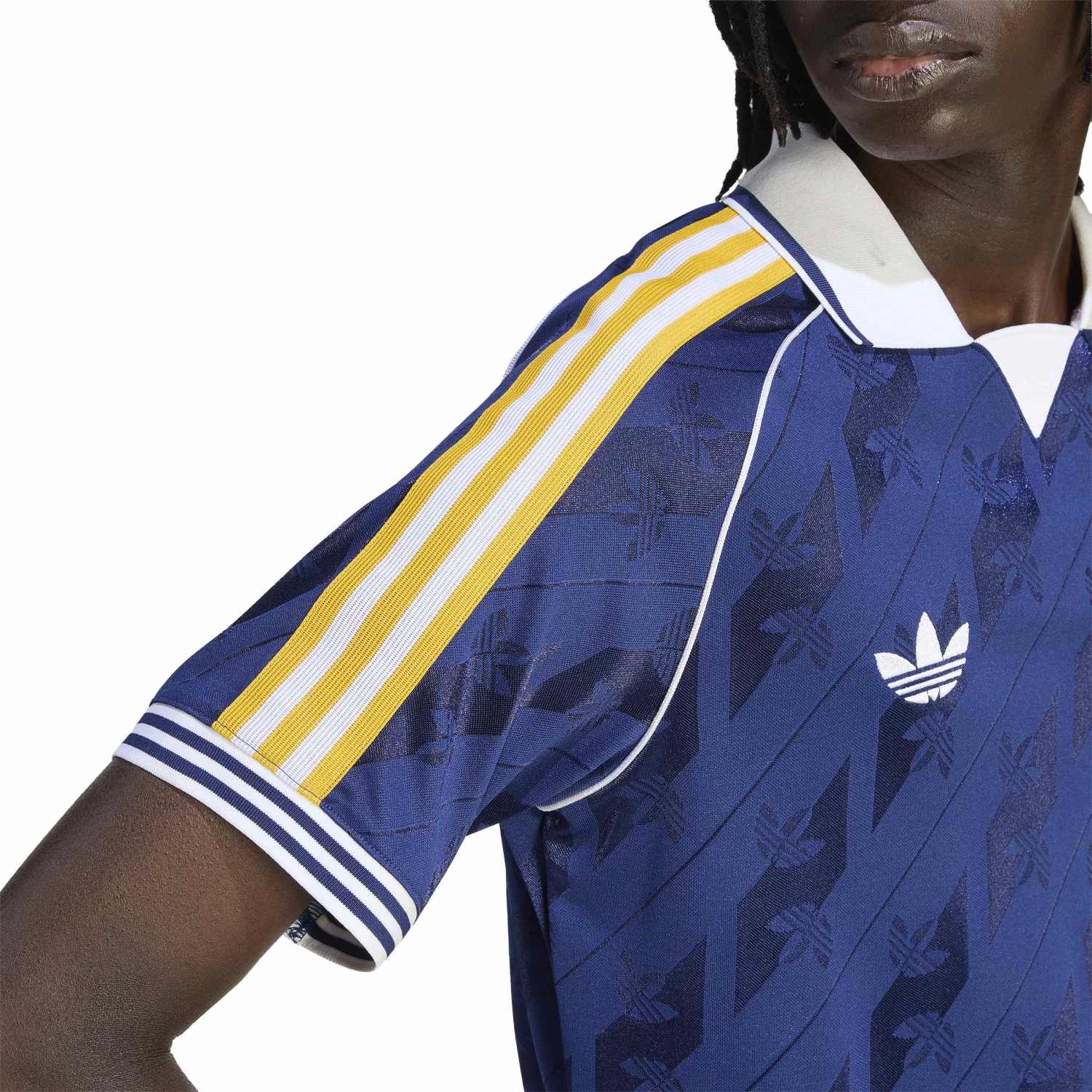 メンズシャツ adidas Originals 25/26 ネイビーブルー – レアル