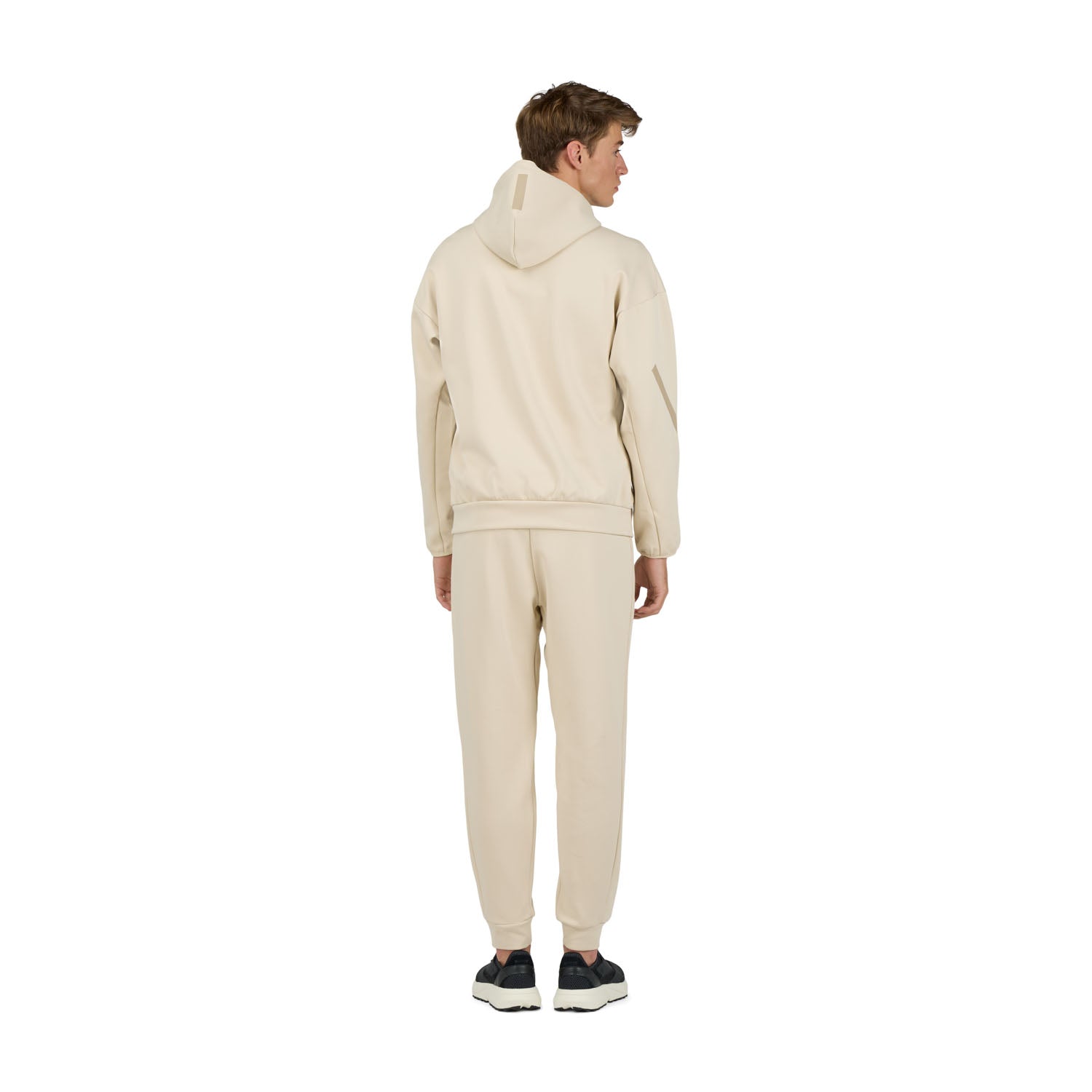 BANDEL セットアップベージュ フルジップフーディ メンズ　早い者勝ち！ BANDEL（バンデル） TECH FLEECE ZIP HOODIE フーディ パーカー ゴルフ