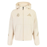 Felpa con cappuccio e zip integrale Donna adidas Real Urban Z.N.E. Beige