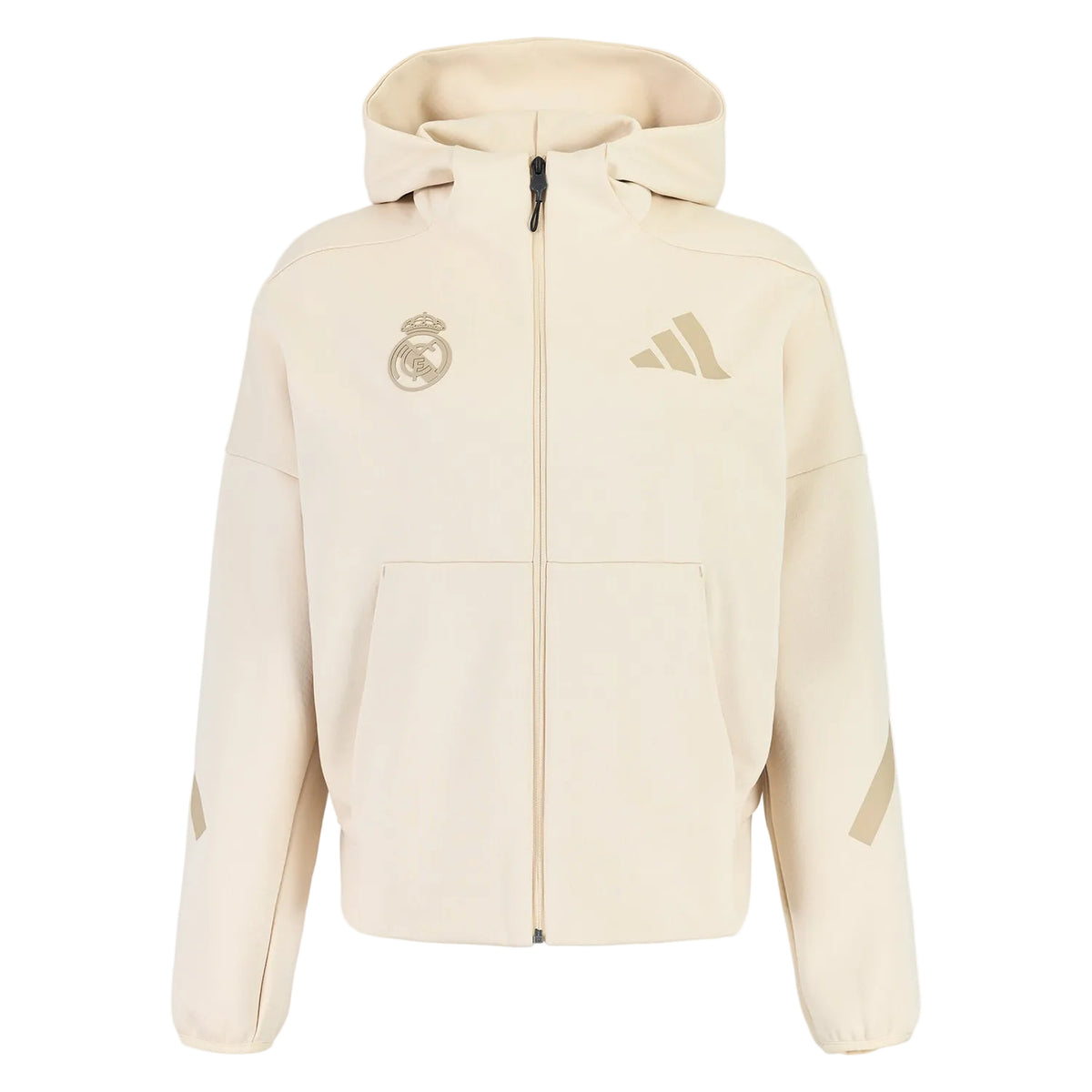 ウィメンズ adidas Real Urban Z.N.E. フルジップフーディ ベージュ 