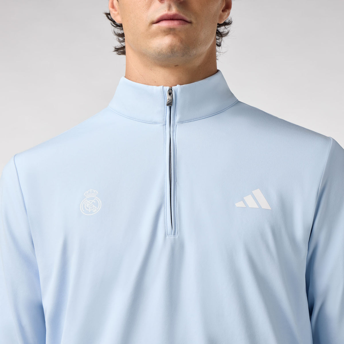 Herren adidas Golf Ultimate365 Viertelreißverschluss-Sweatshirt Blau
