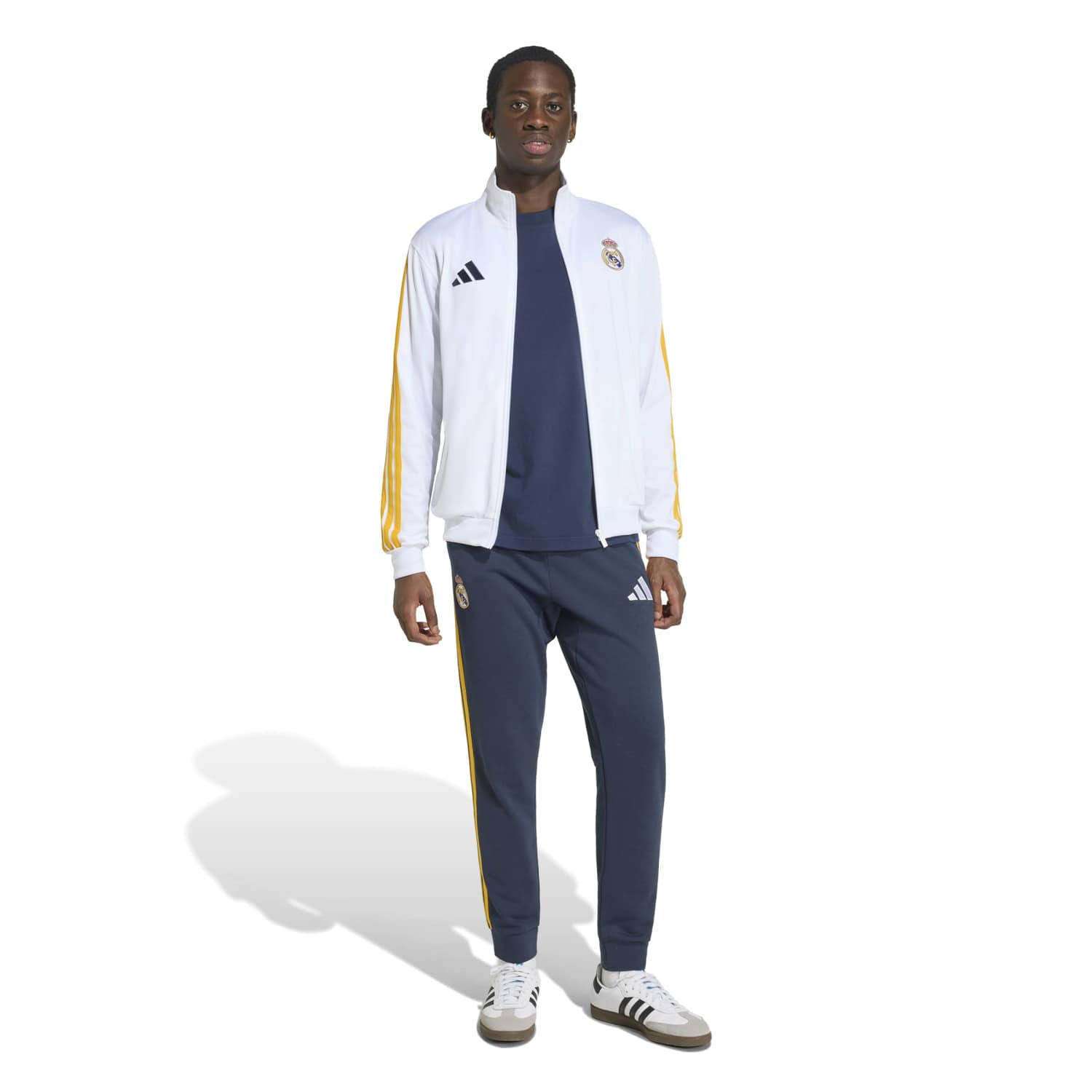 adidas DNA メンズ ホワイト ジャケット 26/27 – レアル・マドリードCF