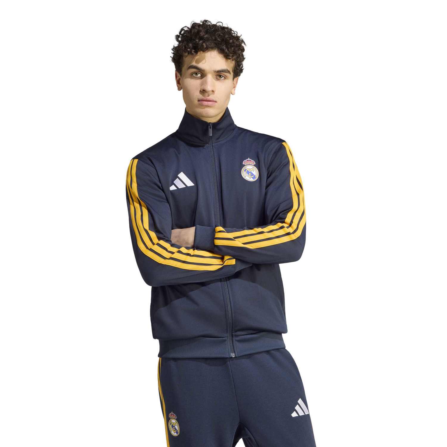 adidas DNA メンズ ネイビー ジャケット 26/27 – レアル・マドリードCF