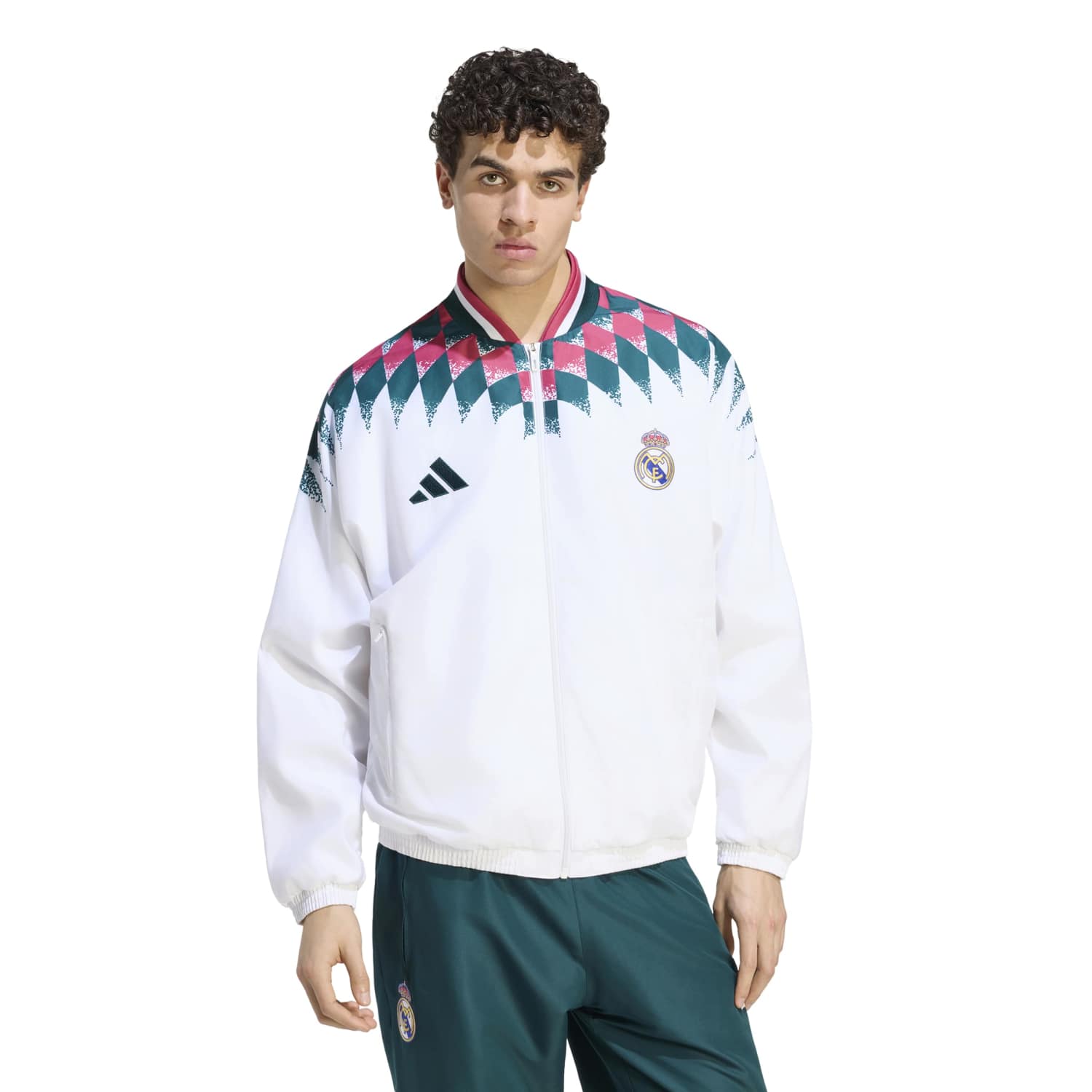 adidas 男款ST白色夹克 26/27